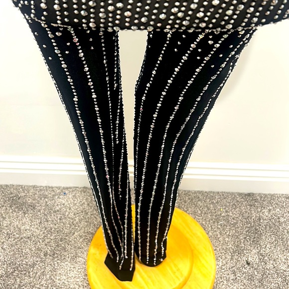 RHINESTONE JUMPSUIT, SIZE EXTRA SMALL/SMALL, NWOT,ADJUSTABLE STRAPS - Picture 5 of 8